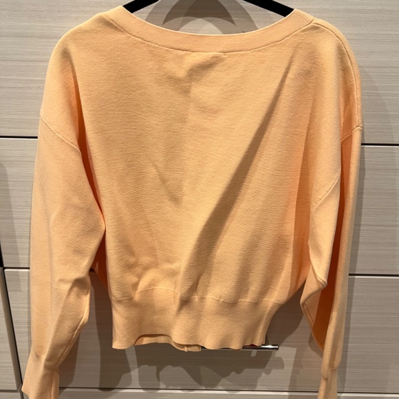 NWOT A.L.C. Peters Ii Cardigan In Apricot XS - Picture 3 of 5